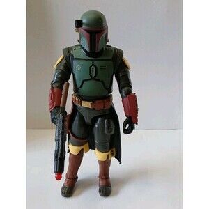 Disney Star Wars Power Force 10" Boba Fett Talking Action Figure Tested Working